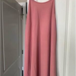 Elegant Pink Sleeveless Dress